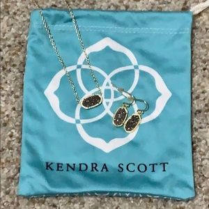 Kendra Scott necklace and earring set